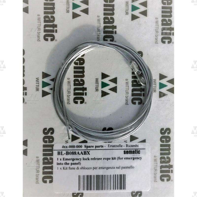 BL-B088AABX01 | EMERGENCY LOCK RELEASE ROPE KIT ALL EXEC.-TH<=2500 NO GLASS